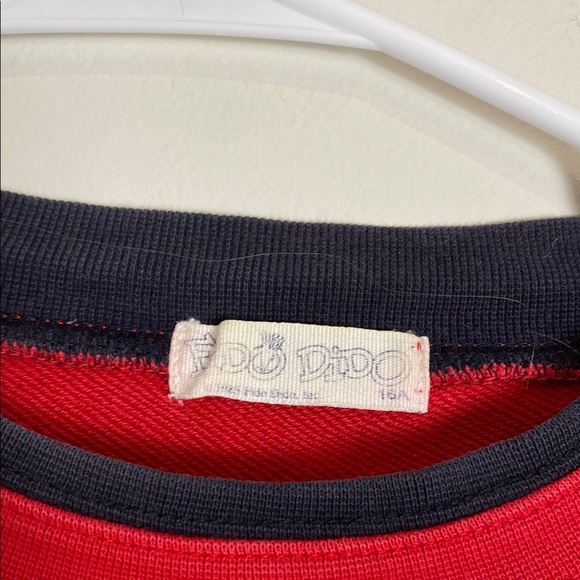 Fido Dido 1985 Cartoon Network Vintage Red Navy That's My Brandi Crewneck M - Picture 3 of 5